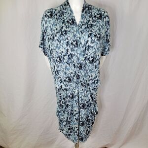 RACHEL Rachel Roy Floral Print Faux Body Wrap Mini Dress Size‎ M